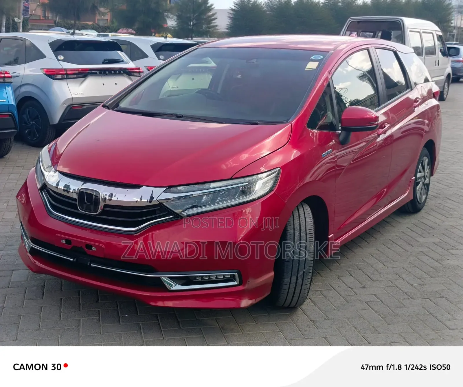 Honda Fit Shuttle 2019 Red