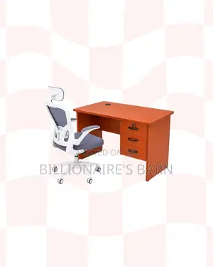 Compact 1m Desk and Flip-Up Arms Ergonomic Chair for Compact Spaces