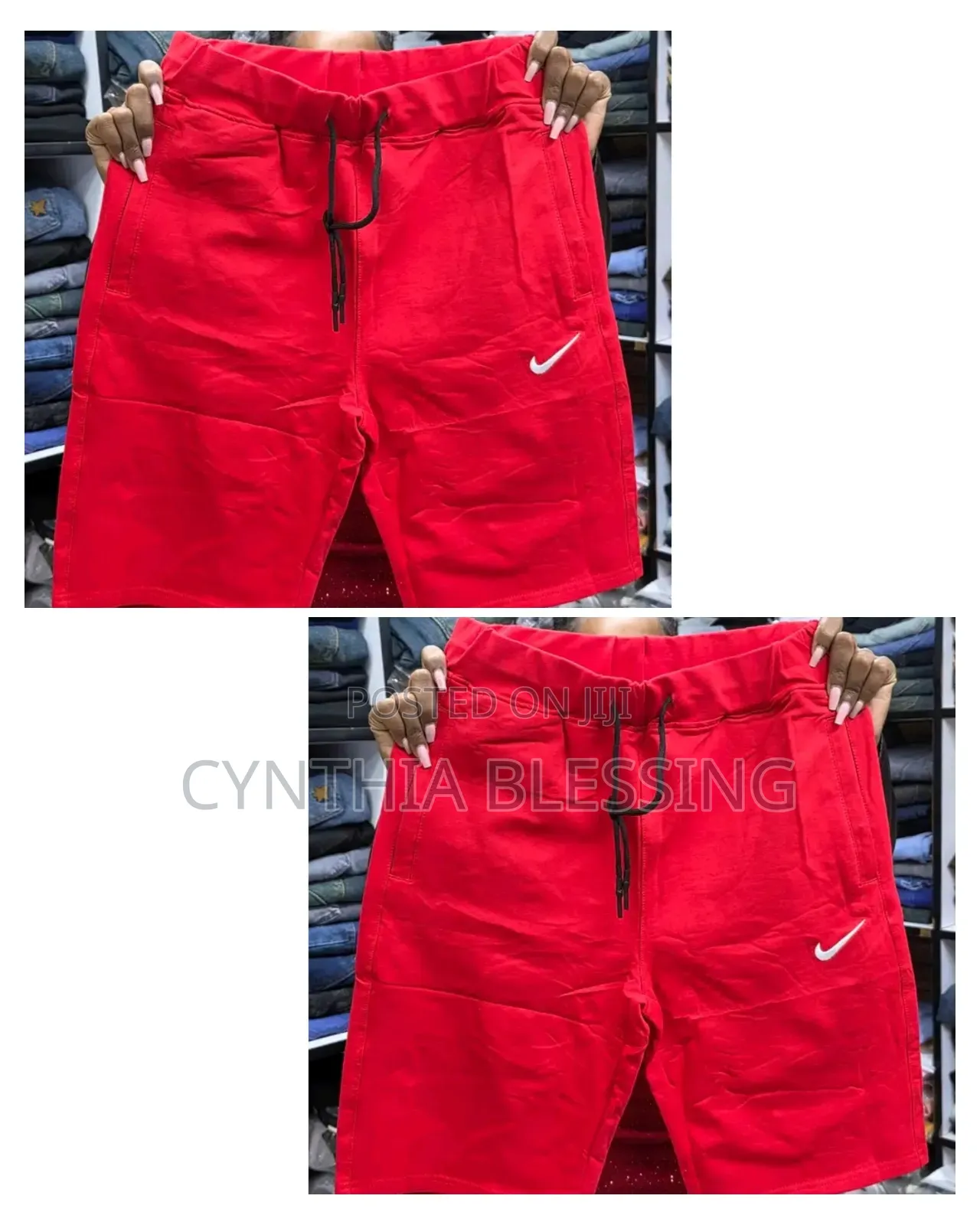 Fashion Sweatshorts_ Red