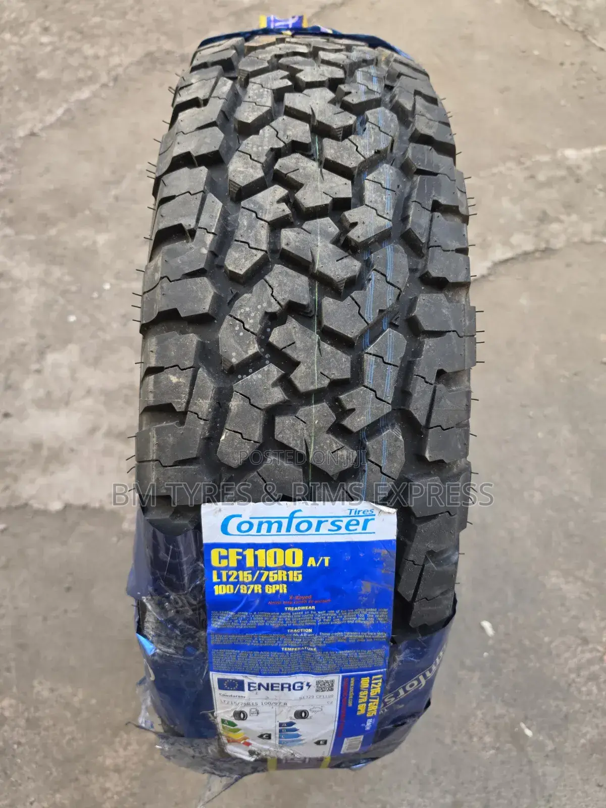 215 /75 R15 Comforser Tires (All Terrain)