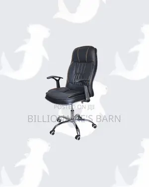 Executive Leather Office Chair High Back for Productive Desk Routines