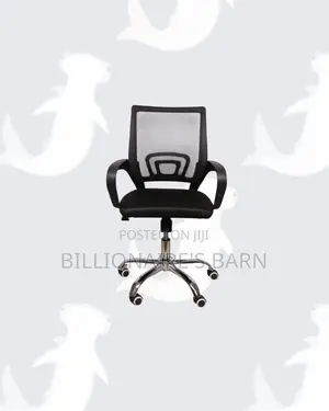 Secretarial Mesh Chair Ergonomic Design for Productive Desk Routines