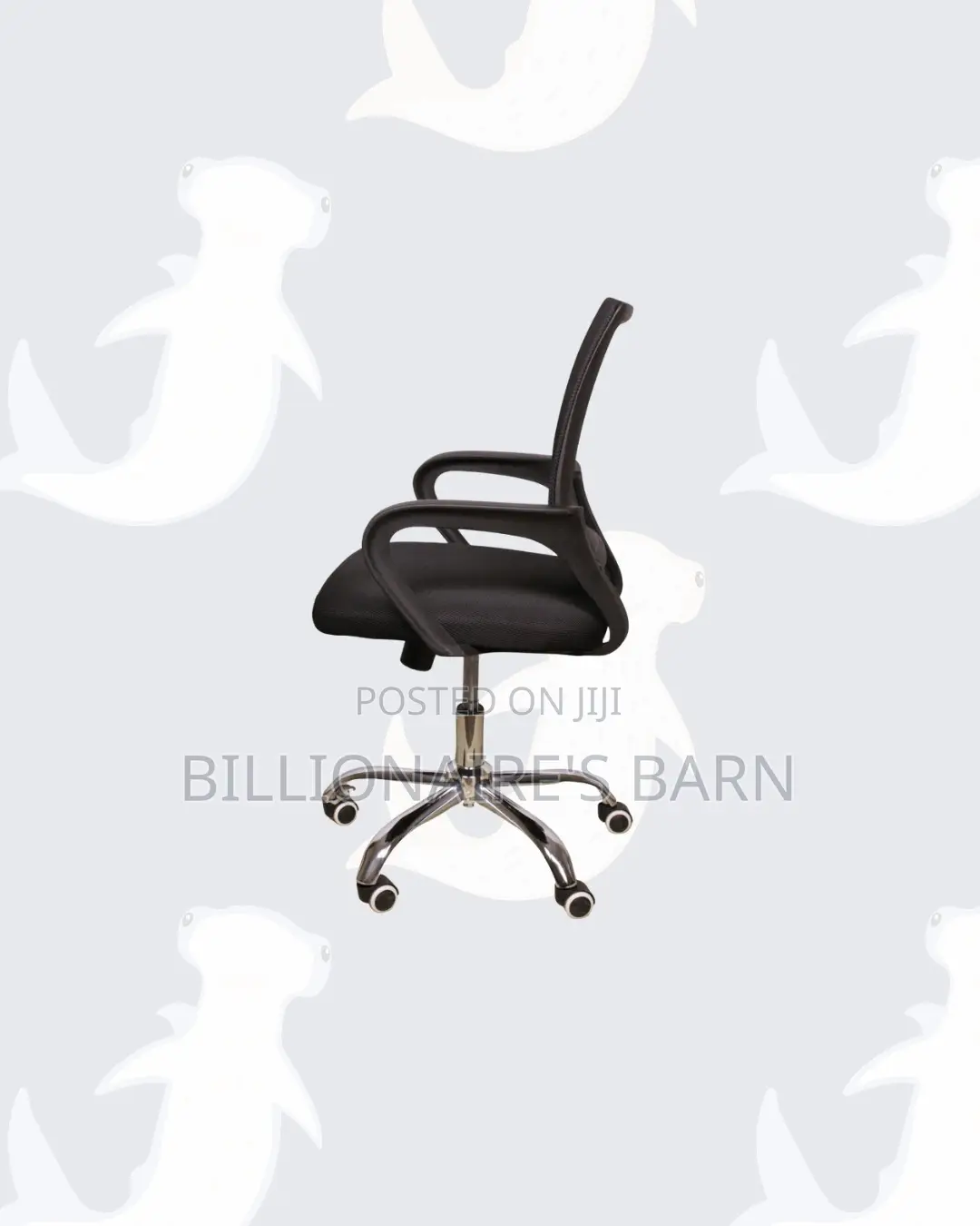 Secretarial Mesh Chair Ergonomic Design for Productive Desk Routines