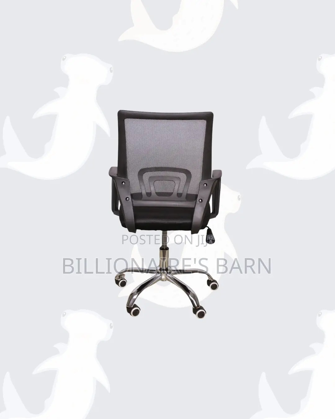 Secretarial Mesh Chair Ergonomic Design for Productive Desk Routines