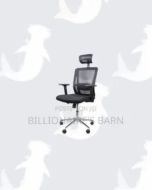 Practical Mesh Office Chair With Headrest for Productive Desk Routines