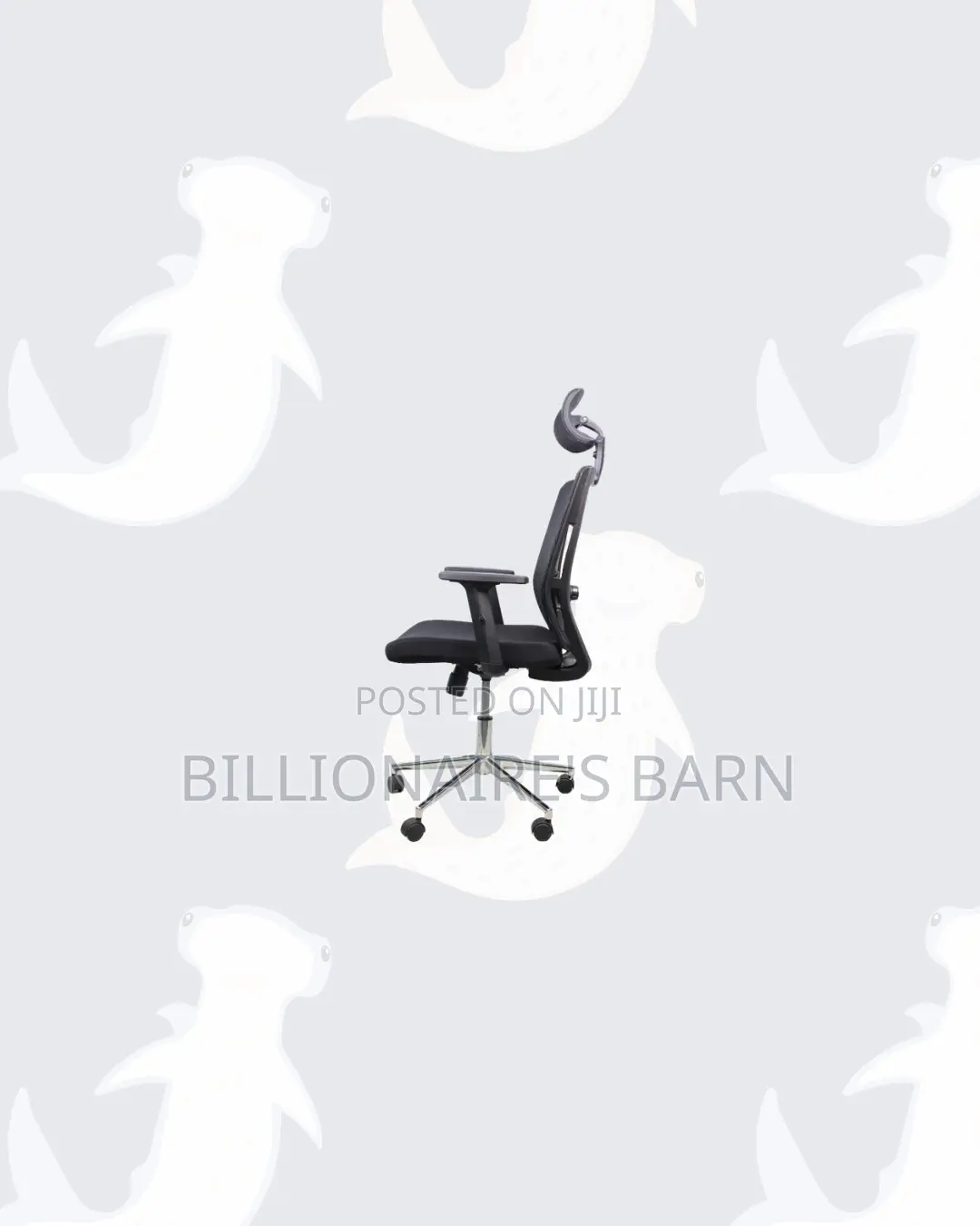 Practical Mesh Office Chair With Headrest for Productive Desk Routines