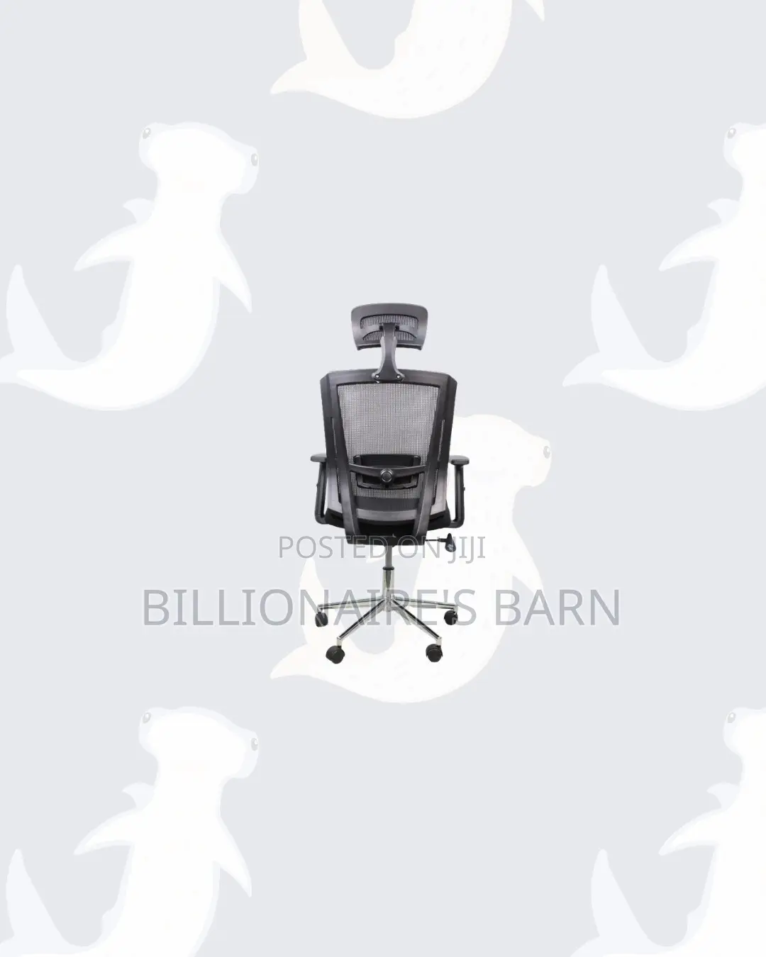 Practical Mesh Office Chair With Headrest for Productive Desk Routines
