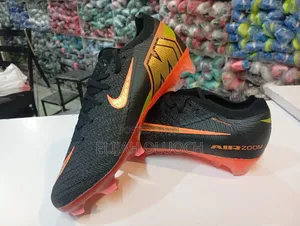 Nike Airzoom Mbappe Black Orange Football Boots