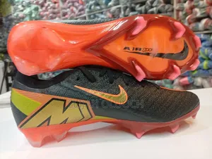 Nike Airzoom Mbappe Black Orange Football Boots