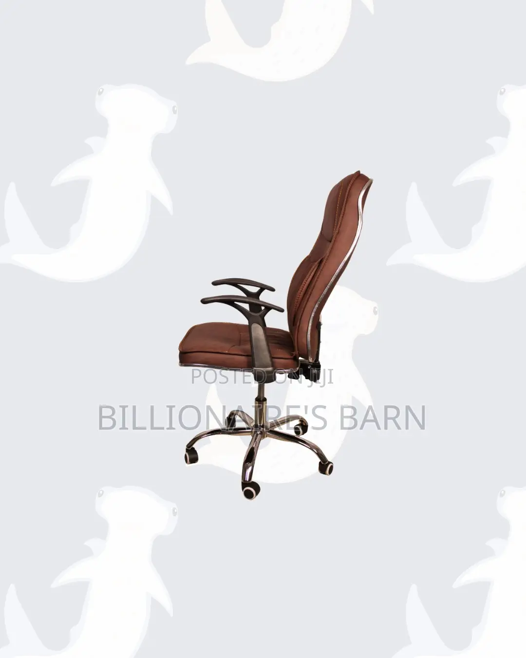 Executive Leather Chair High Back for Productive Desk Routines