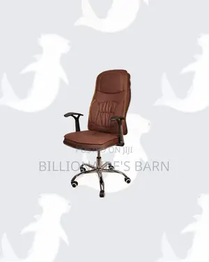 Executive Leather Chair High Back for Productive Desk Routines