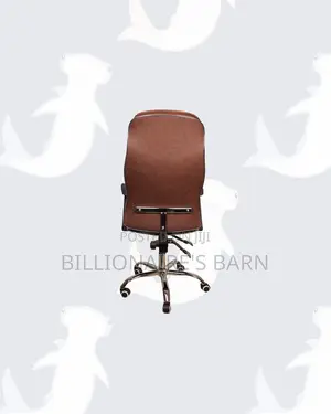 Executive Leather Chair High Back for Productive Desk Routines