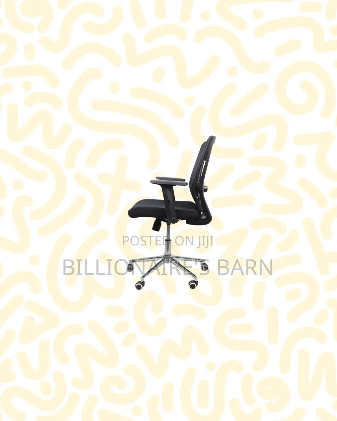 Barn Origin Chair Mid Back Chrome for Productive Desk Routines
