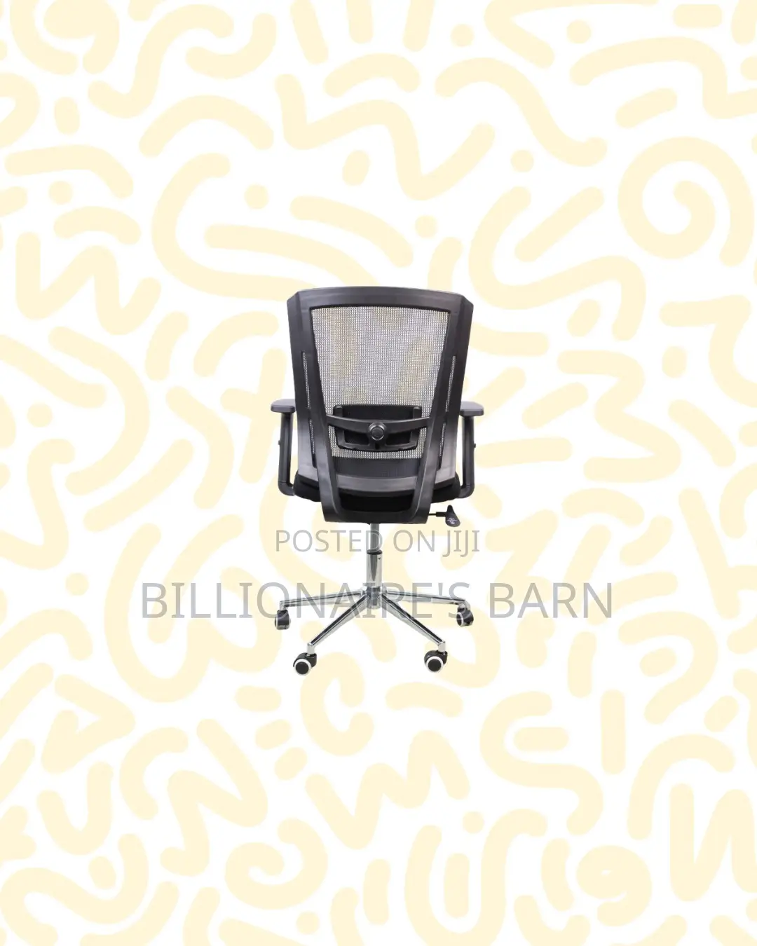 Barn Origin Chair Mid Back Chrome for Productive Desk Routines