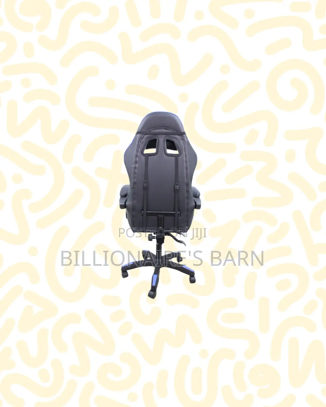 Practical Blue Racing Gaming Chair Ergonomic Support for Play Routines