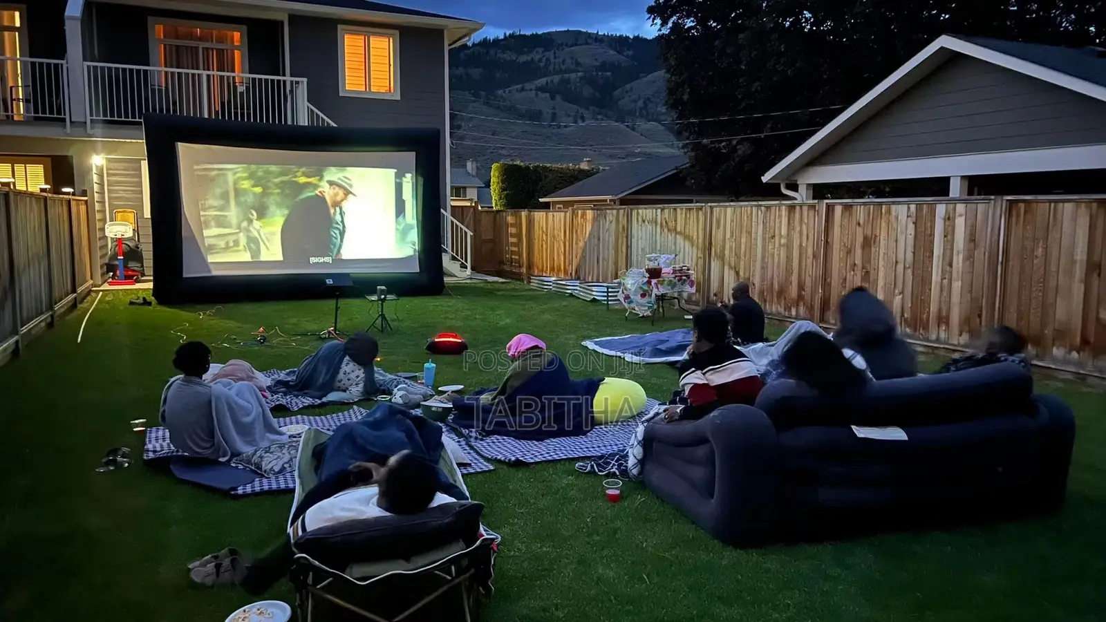 Inflatable Outdoor Projector