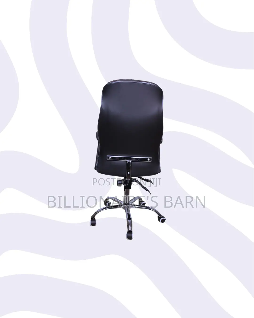 Executive Leather Office Chair High Back for Compact Work Areas