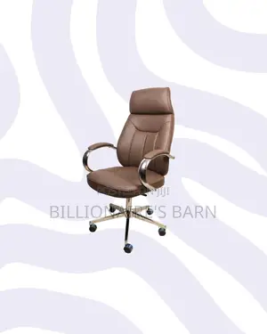 Practical Executive Leather Chair High Back for Compact Work Areas