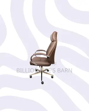 Practical Executive Leather Chair High Back for Compact Work Areas