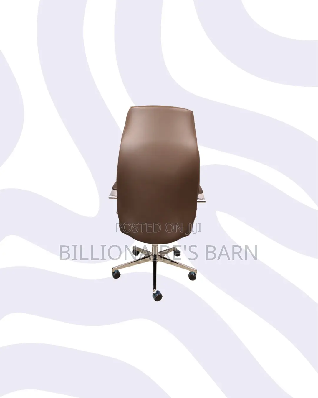 Practical Executive Leather Chair High Back for Compact Work Areas