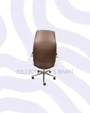 Practical Executive Leather Chair High Back for Compact Work Areas