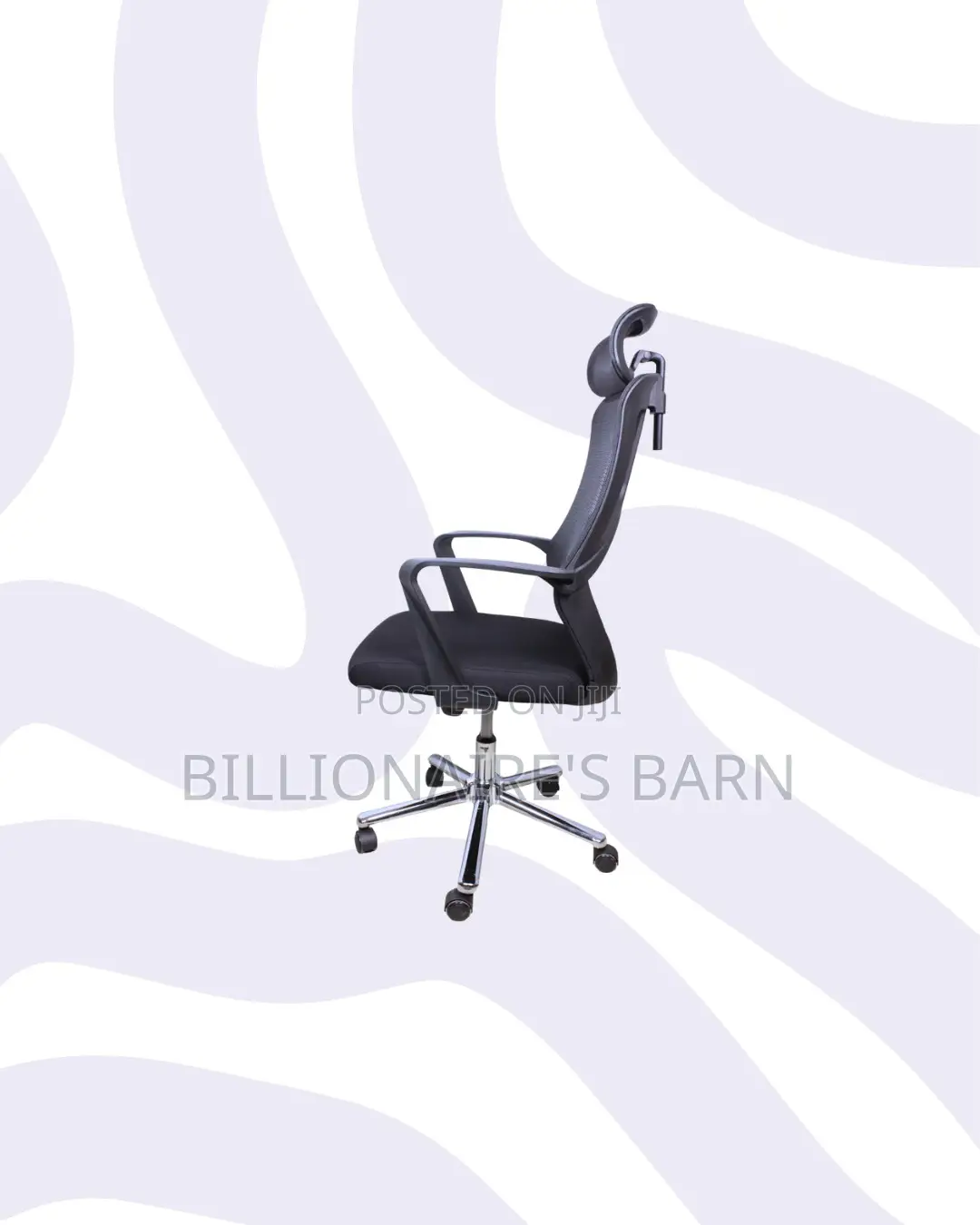 Practical High Back Mesh Office Chair Support for Compact Work Areas