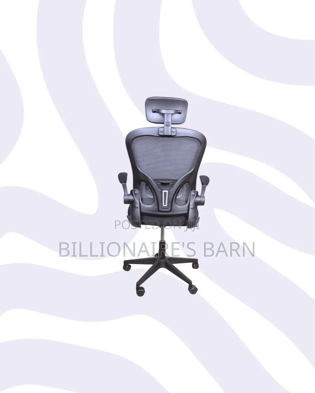 Grey Ergonomic Office Chair With Headrest for Compact Work Areas