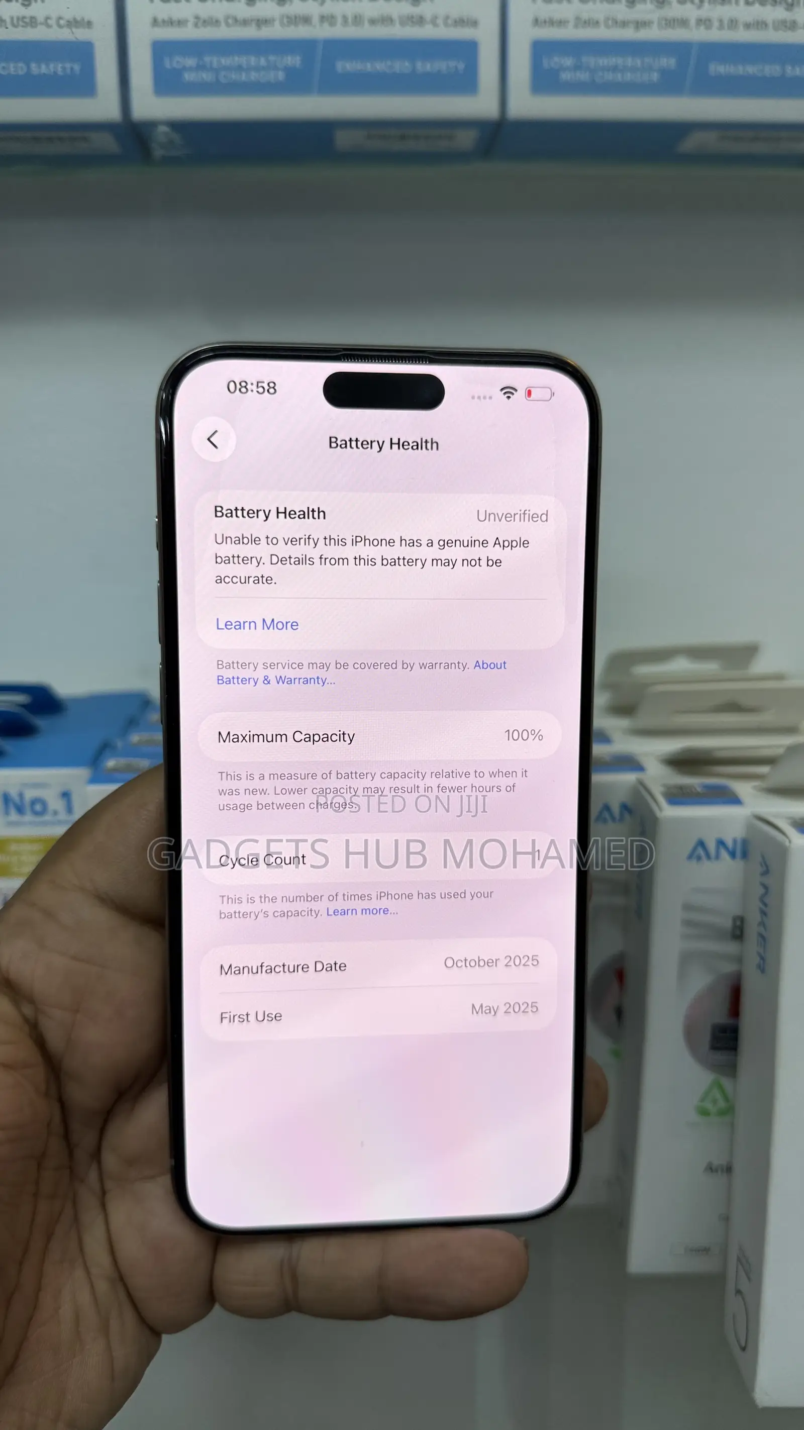 Apple iPhone 15 Pro Max 256 GB Silver