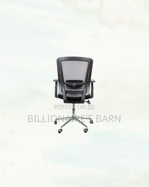 Practical Barn Origin Chair Mid Back Chrome for Compact Work Areas