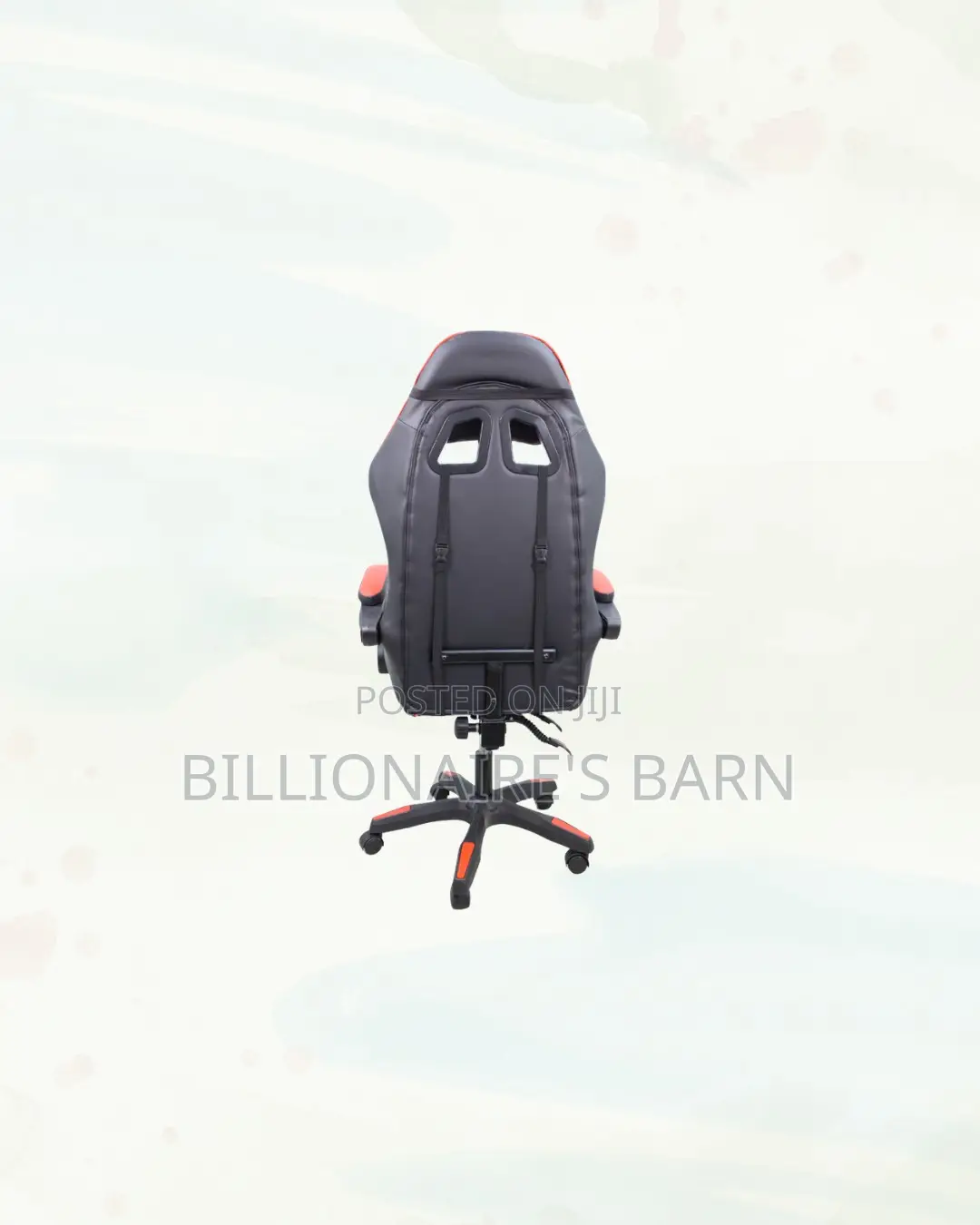 Practical Red Racing Gaming Chair Ergonomic Support for Compact Areas