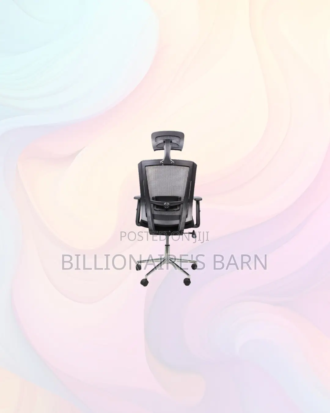 Practical Mesh Office Chair With Headrest for Professional Workspaces