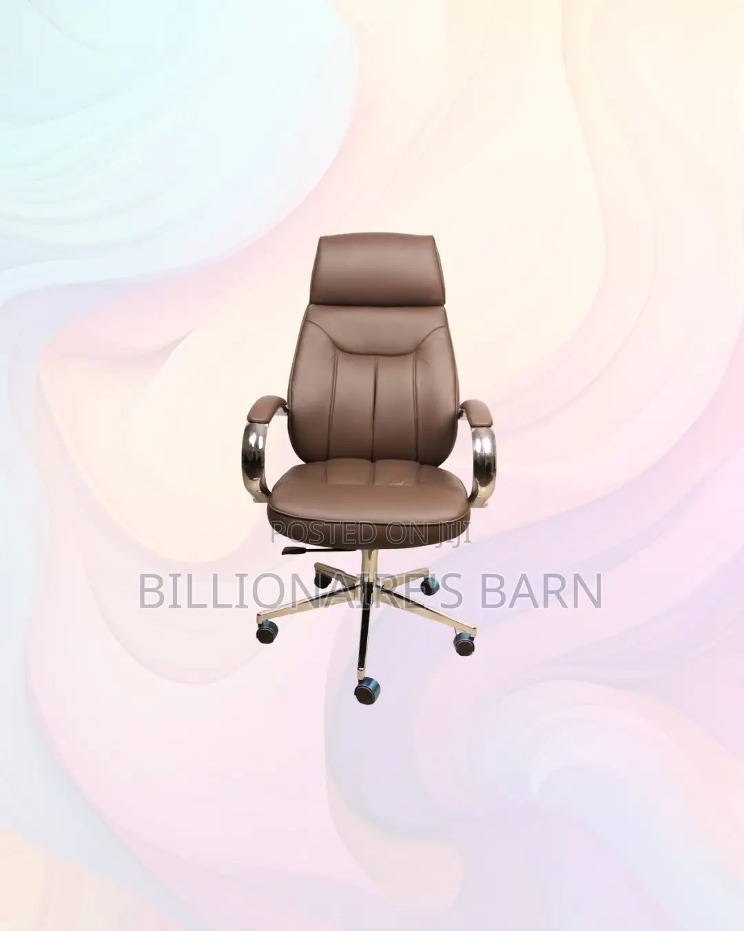 Executive Leather Chair High Back for Professional Workspaces