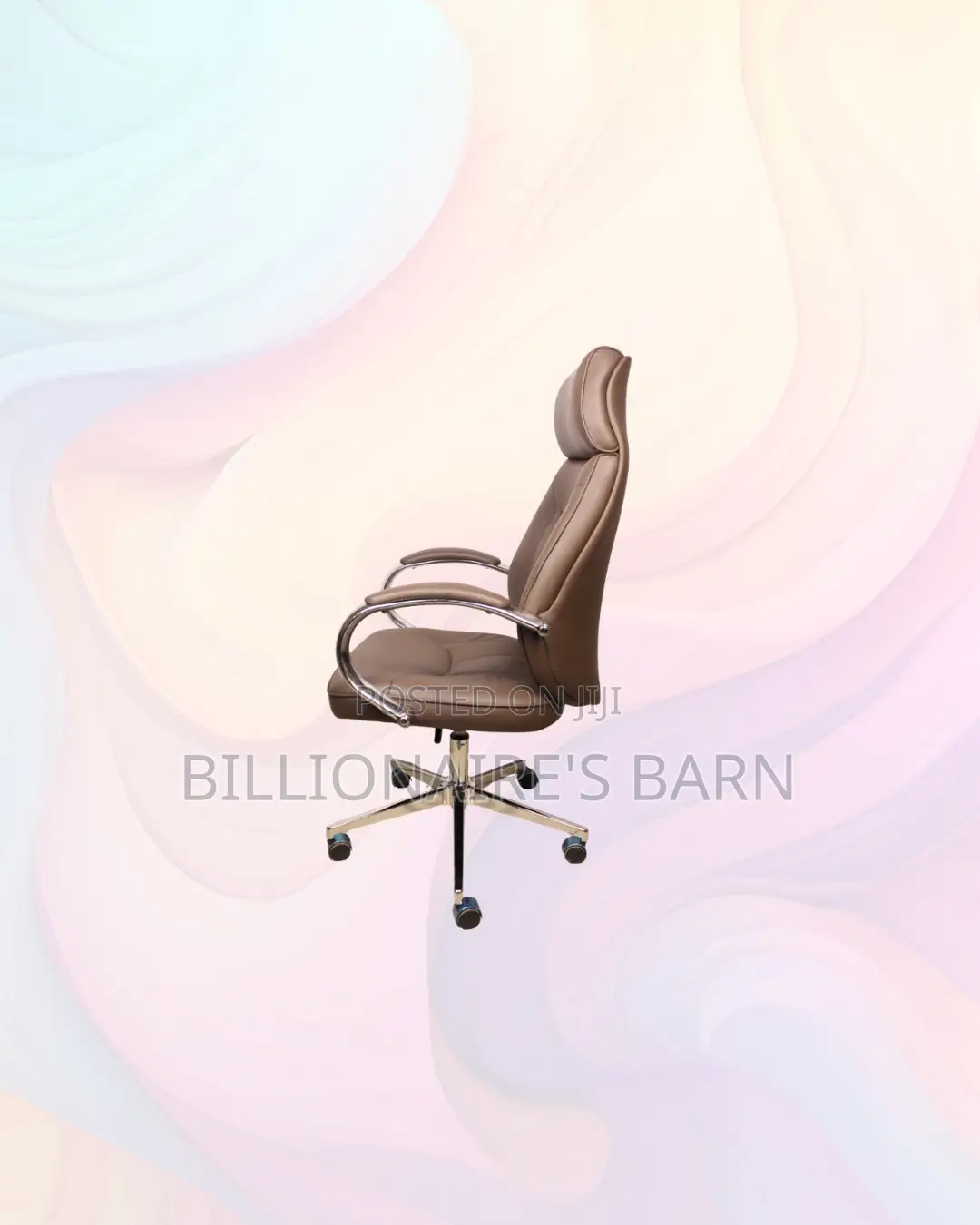 Executive Leather Chair High Back for Professional Workspaces