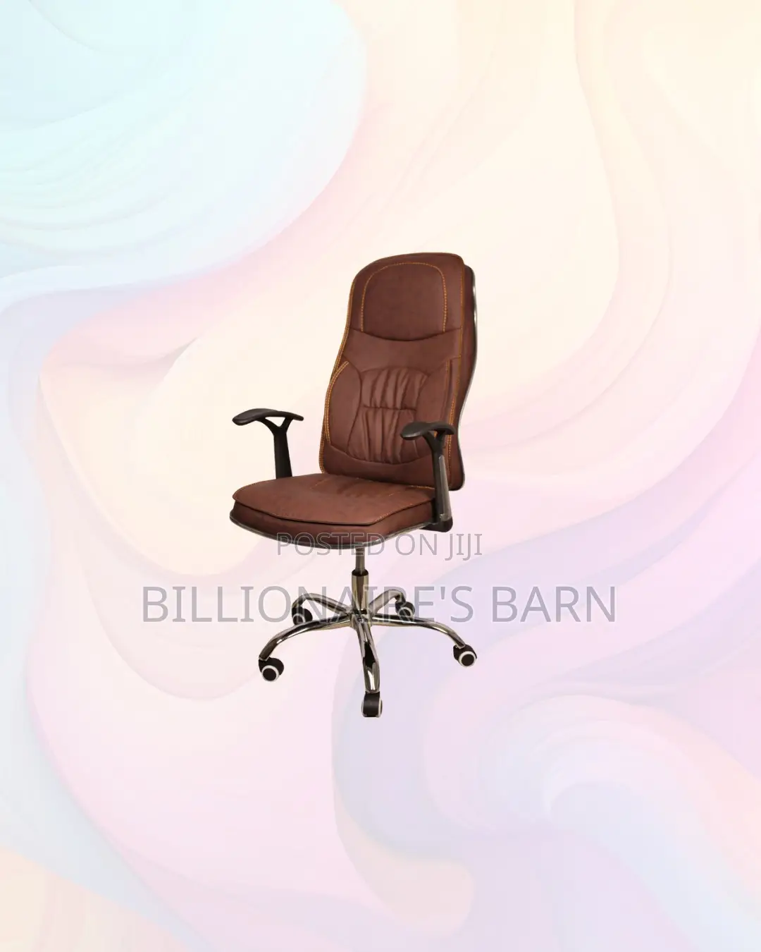 Ergonomic Leather Chair High Back for Professional Workspaces