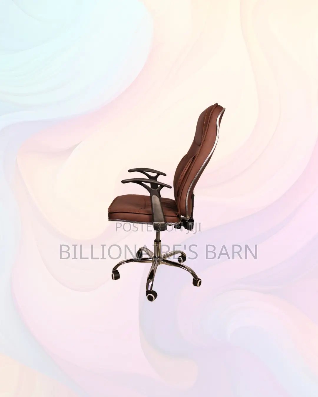 Ergonomic Leather Chair High Back for Professional Workspaces
