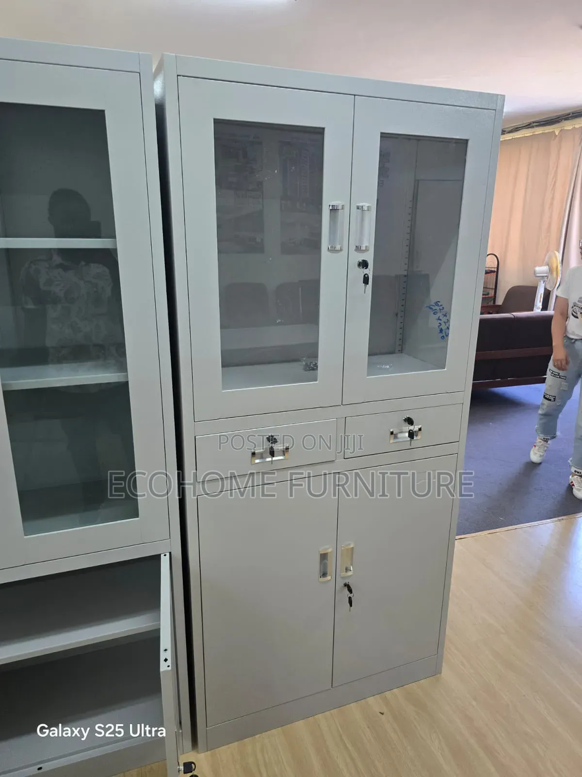 2 Door Office Cabinet With 2 Drawer