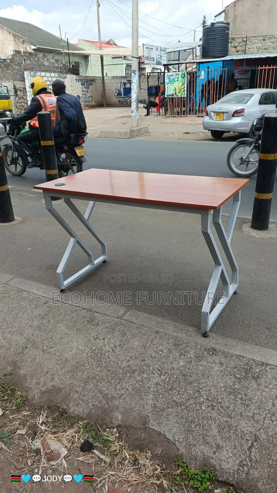 Metallic Home Study Desk With Cable Management Cromet