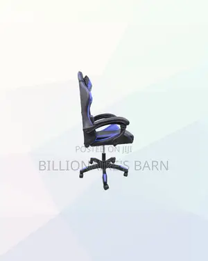 Blue Racing Gaming Chair Ergonomic Support for Professional Workspaces