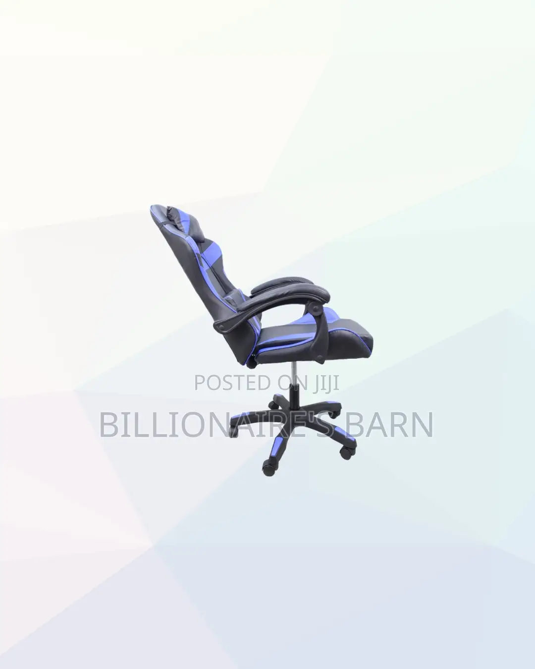 Blue Racing Gaming Chair Ergonomic Support for Professional Workspaces