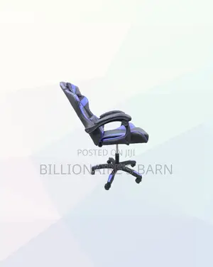 Blue Racing Gaming Chair Ergonomic Support for Professional Workspaces