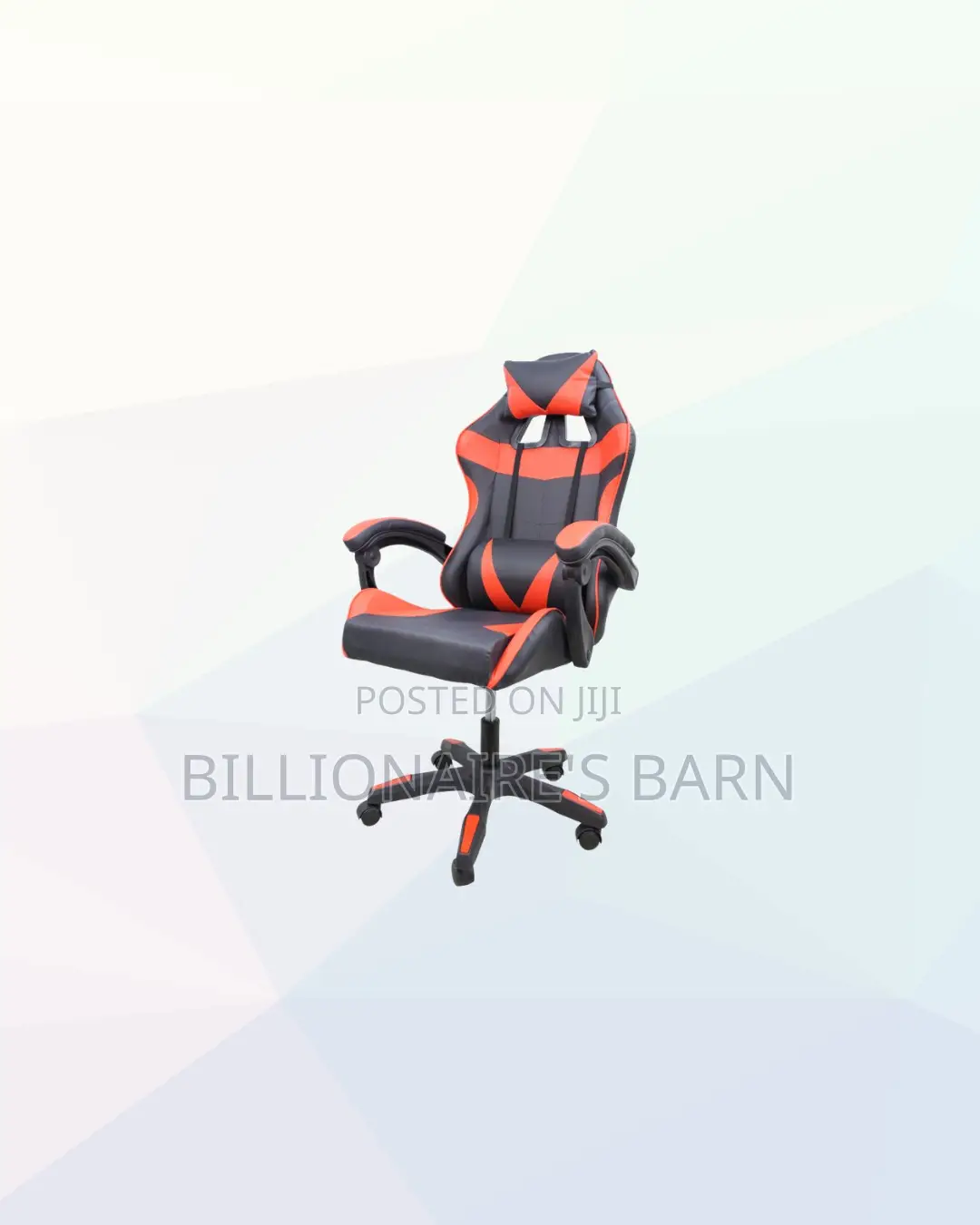 Red Racing Gaming Chair Ergonomic Support for Professional Workspaces