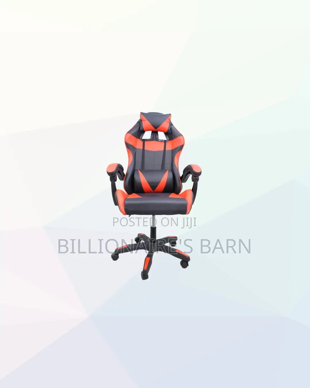 Red Racing Gaming Chair Ergonomic Support for Professional Workspaces