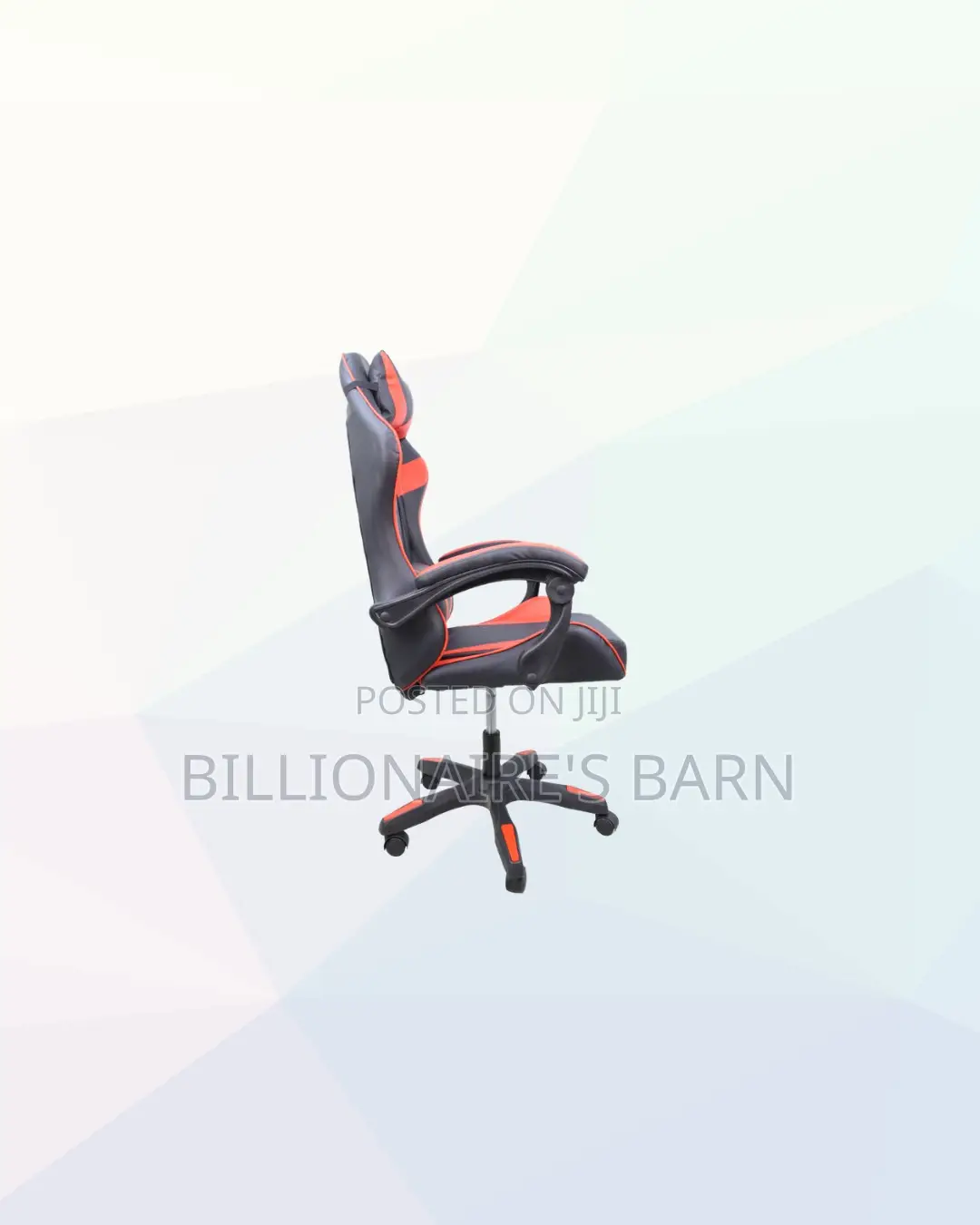 Red Racing Gaming Chair Ergonomic Support for Professional Workspaces