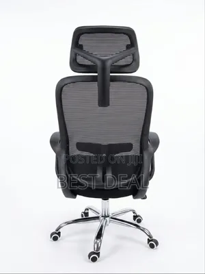 Office Chair: Headrest Swivel With Highback