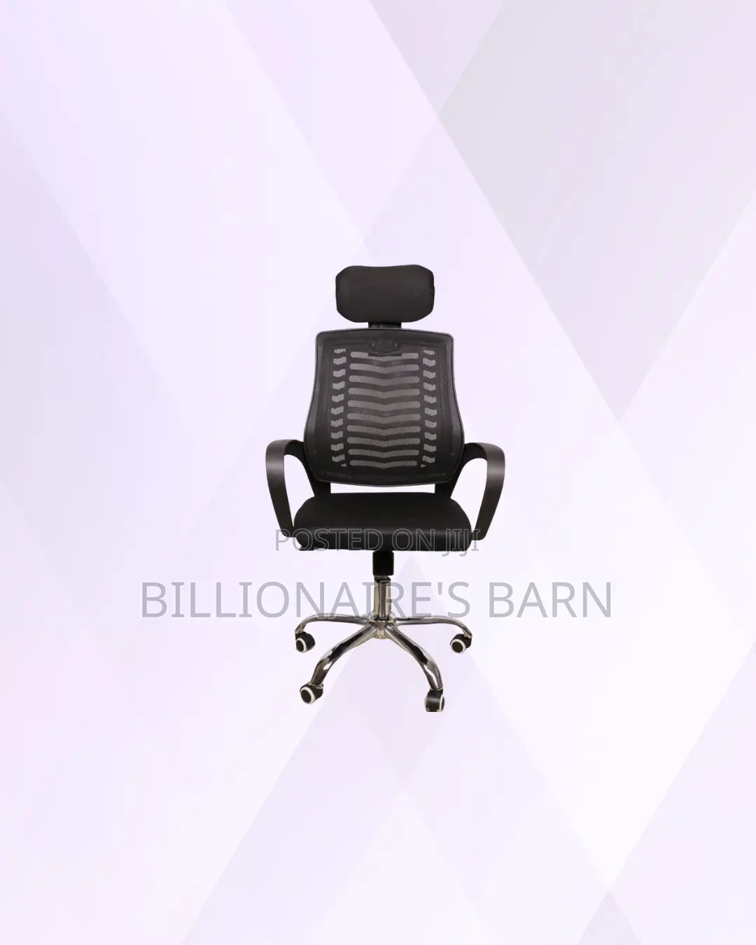 Practical Secretarial Chair With Headrest for Professional Workspaces