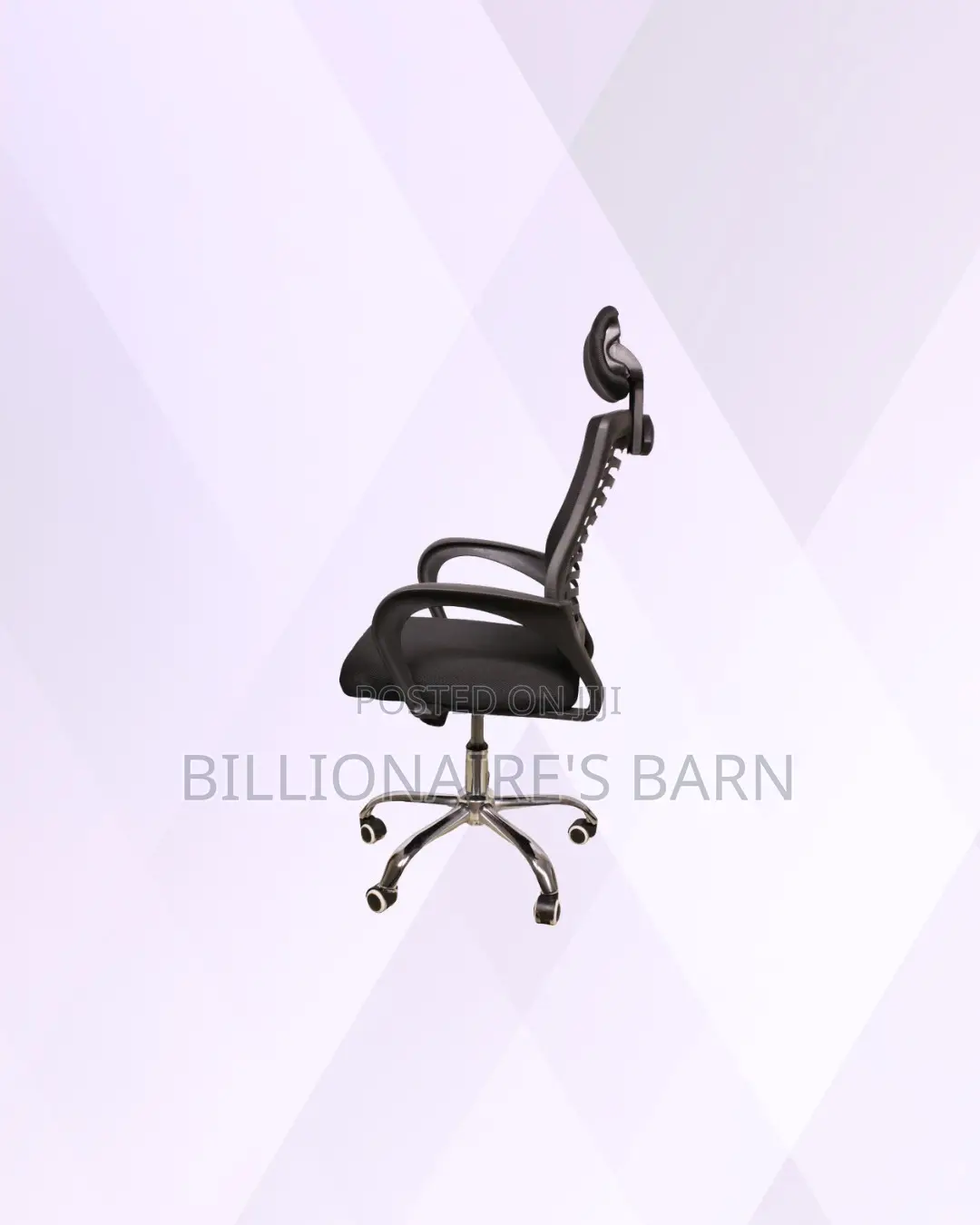 Practical Secretarial Chair With Headrest for Professional Workspaces