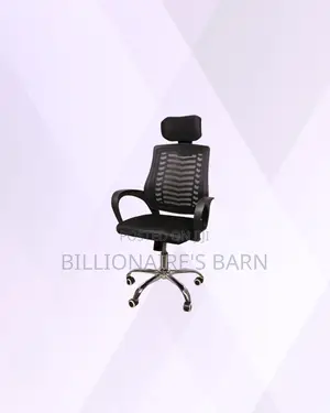 Practical Secretarial Chair With Headrest for Professional Workspaces