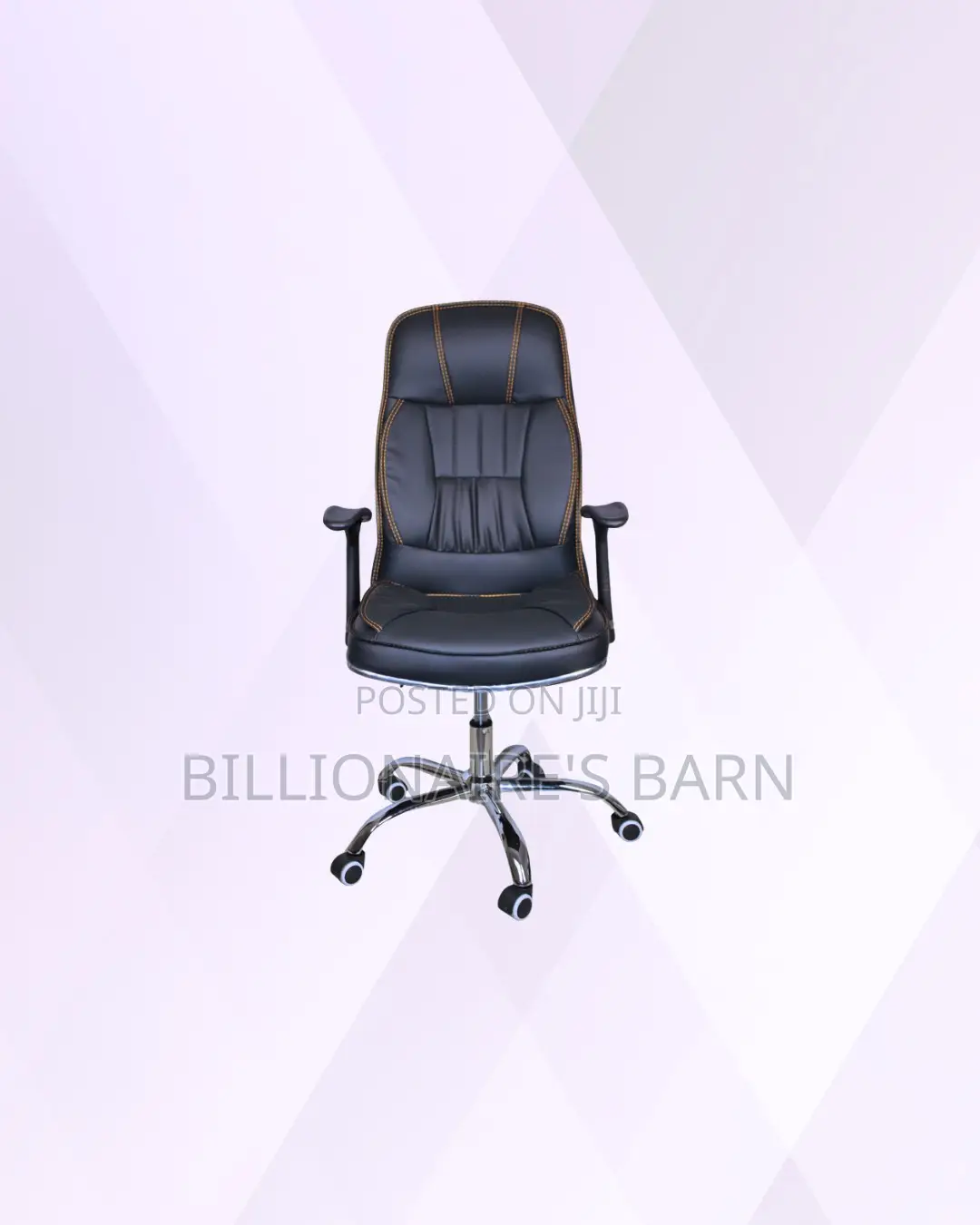 Executive Leather Office Chair High Back for Smooth Daily Tasks