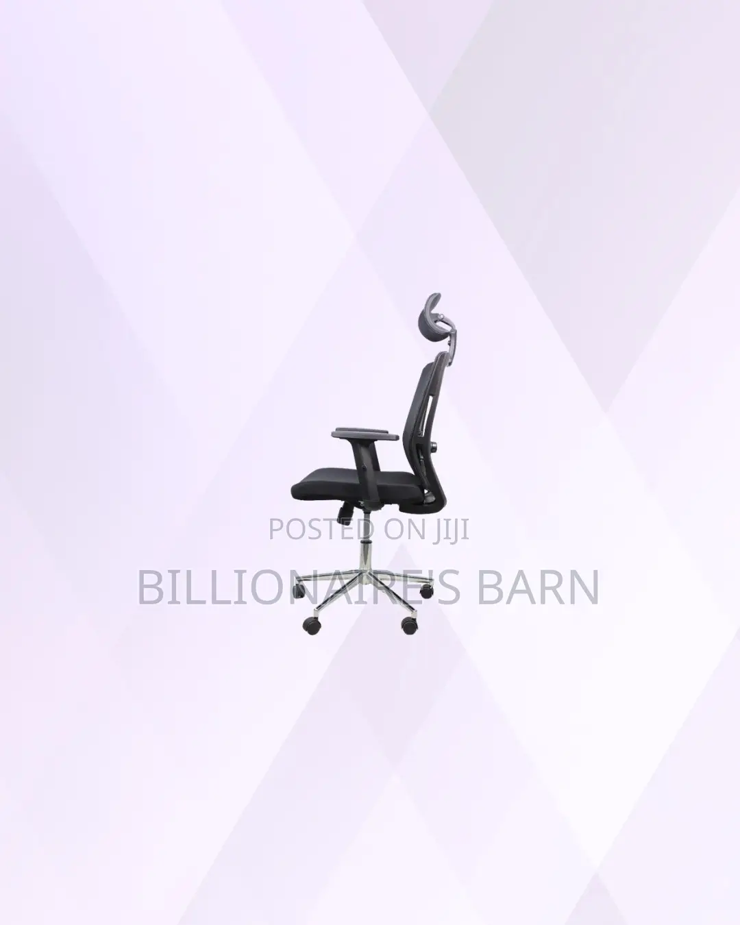 Practical Black Mesh Office Chair With Headrest for Smooth Daily Tasks