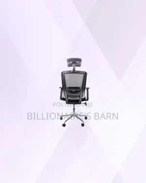 Practical Black Mesh Office Chair With Headrest for Smooth Daily Tasks
